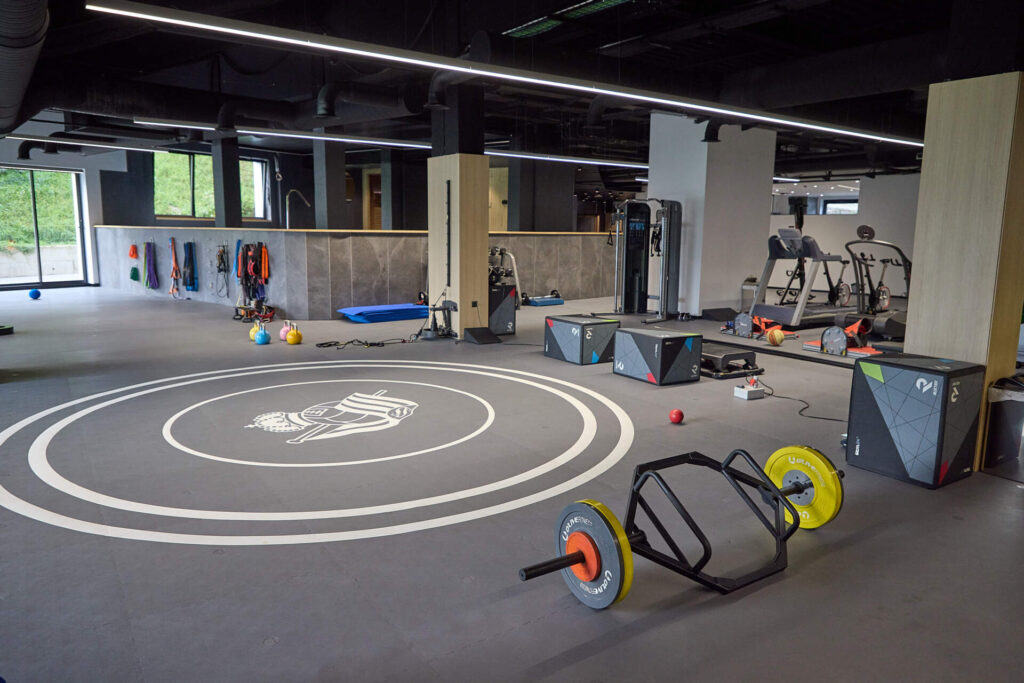 customised interlocking rubber floor tiles grey