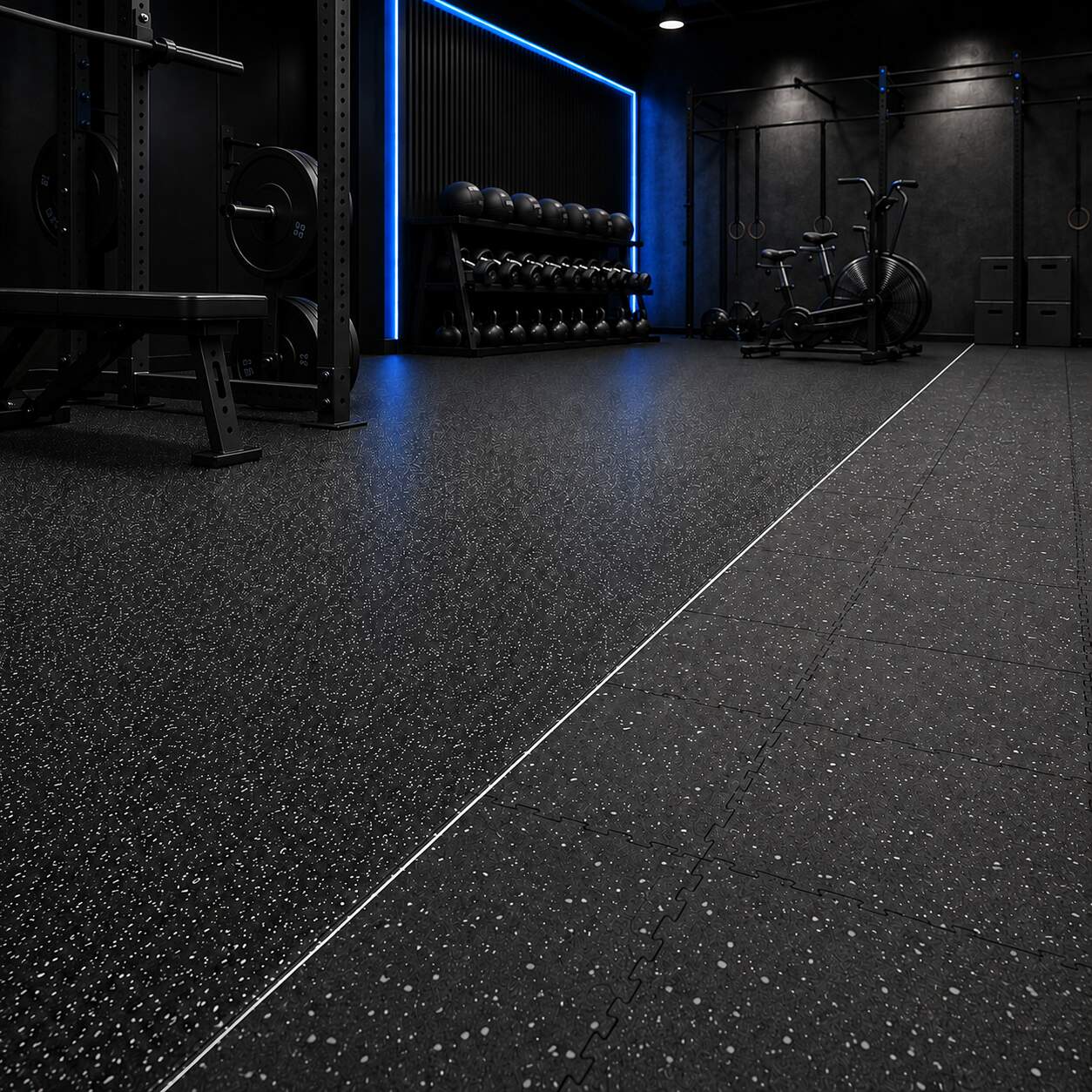 Rolled gym flooring vs. interlocking tiles: choosing the best option for your gym